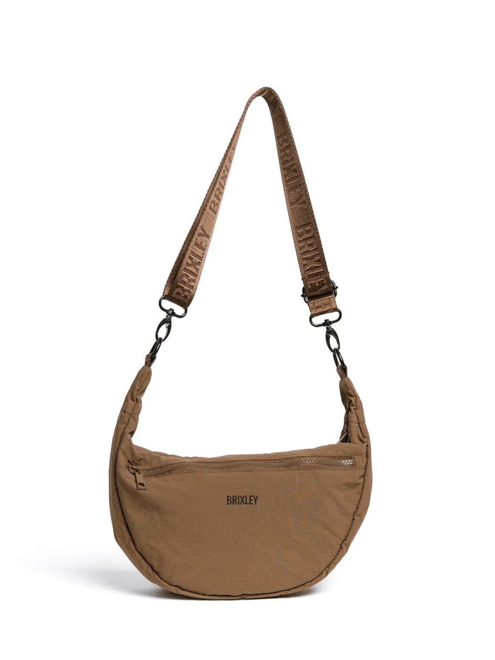 Brixley mocha Crescent Crossbody Bag - Picture 2 of 3
